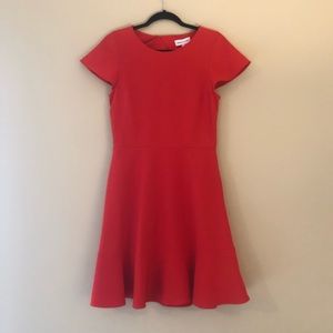 Red Ruffle Dress
